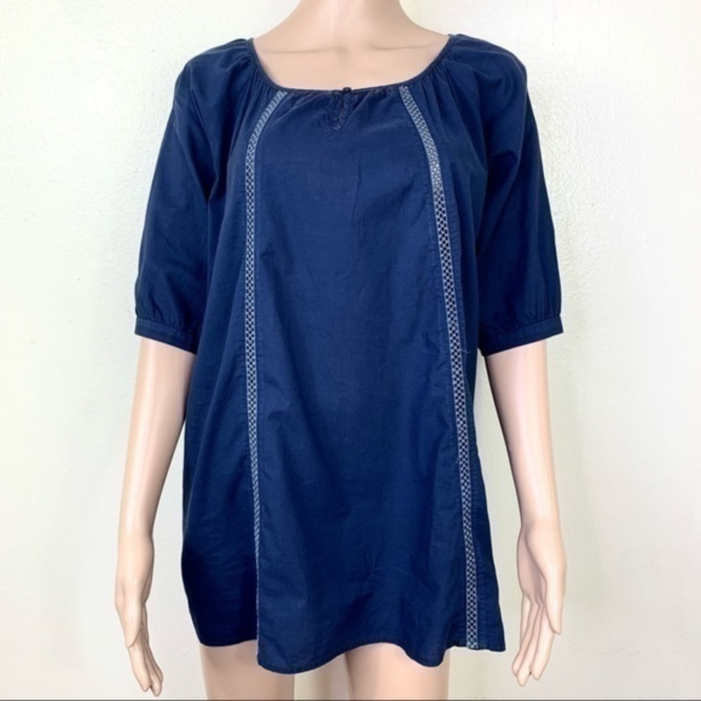 Illa illa Women’s Top blouse blue sz S